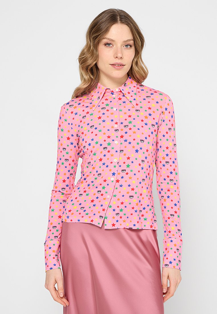 CHIARA FERRAGNI Overhemdblouse donkerroze CHIARA FERRAGNI Overhemdblouse donkerroze