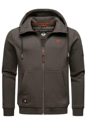 JACOBI JAMIE - Zip-up sweatshirt - dark grey