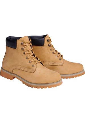 ACCESSOIRES KENYON - Botines con cordones - camel