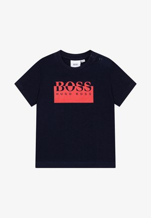 T-shirt print - bleu cargo