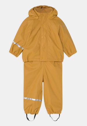 RAINWEAR SOLID SET UNISEX - Kurahousut - mineral yellow