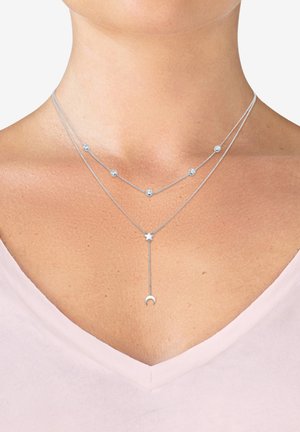 GLASS CRYSTAL - Ketting - silver coloured