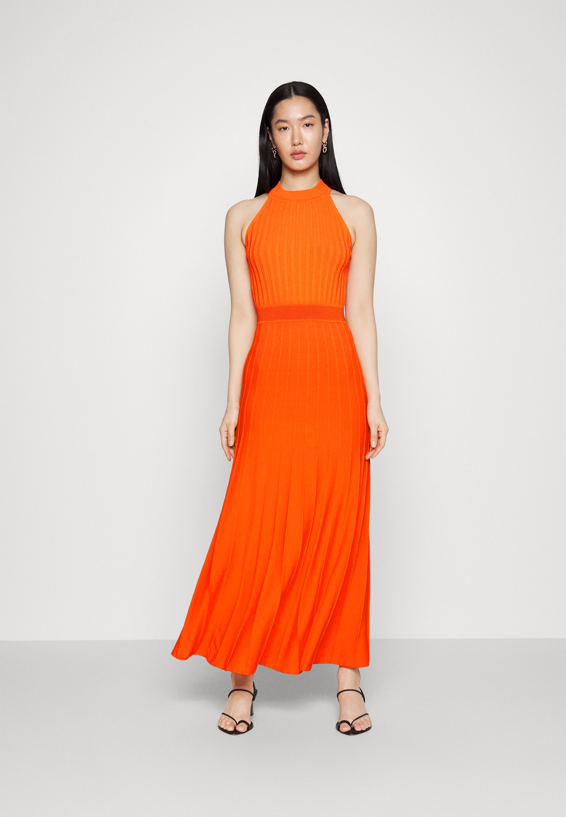 MICHAEL Michael Kors HALTER MAXI DRESS - Maxi dress - optic orange/orange -  