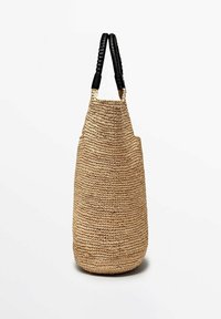 Massimo Dutti Shoppingväska - beige