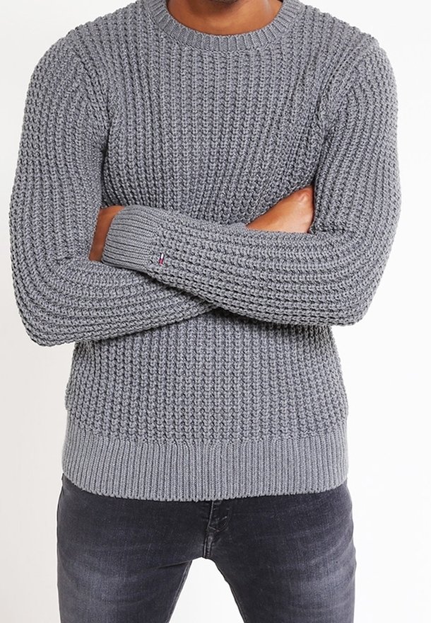 Hilfiger Denim Maglione - mottled dark grey