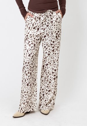 OH APRIL, VERDE SATIN PANTS - Παντελόνι - cow