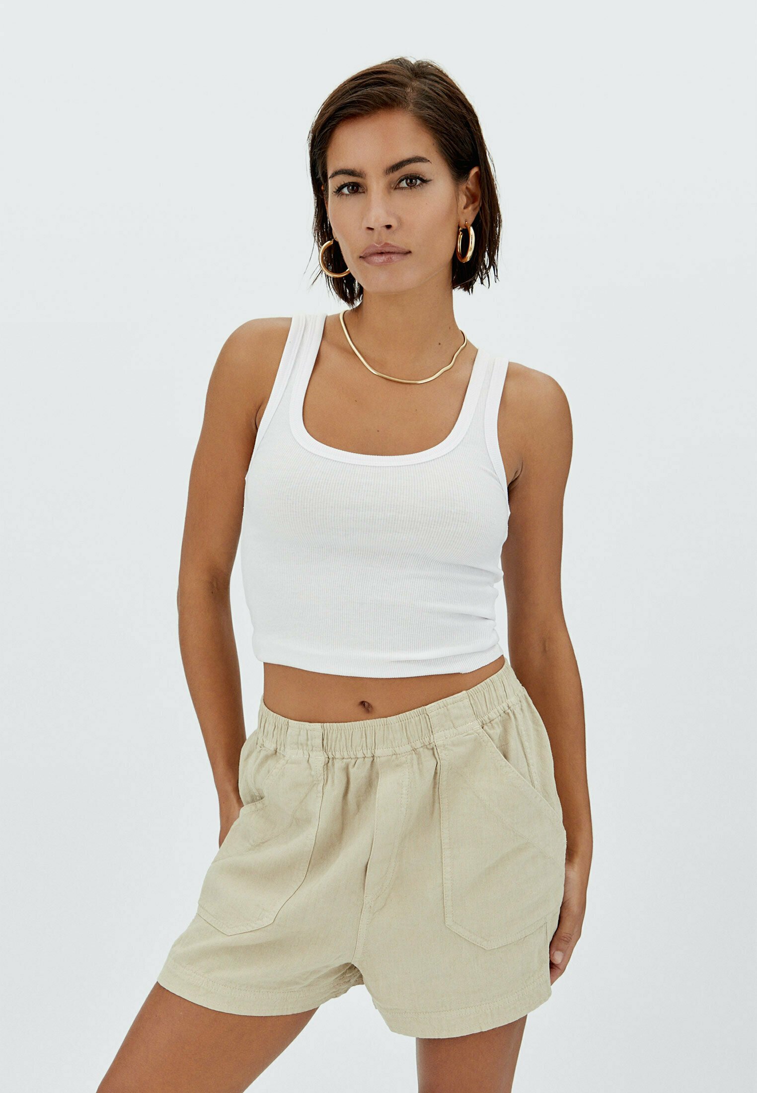Stradivarius Shorts - sand/sabbia - Zalando.it