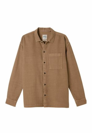 FatFace, REGULAR FIT - LONG SLEEVE RELAXED FIT GARMENT DYE SALCOMBE SHIRT . - Shirt - tan brown