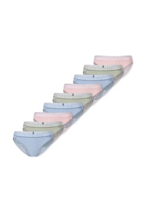 9-PACK - Slip - rose/light green/light blue