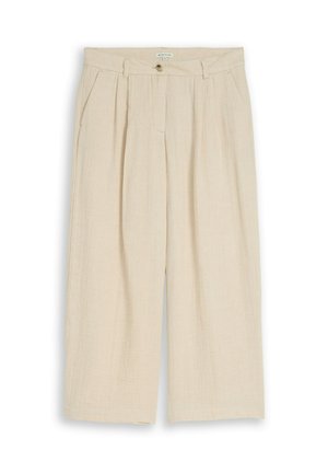TOM TAILOR, Stoffhose - sand stone beige melange