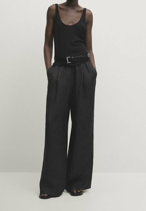 Trousers - black