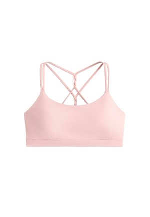 OYSHO, COMFORTLUX LIGHT SUPPORT SPORTS BRA WITH CROSSOVER STRAPS - Brassières de sport à maintien léger - mottled pink