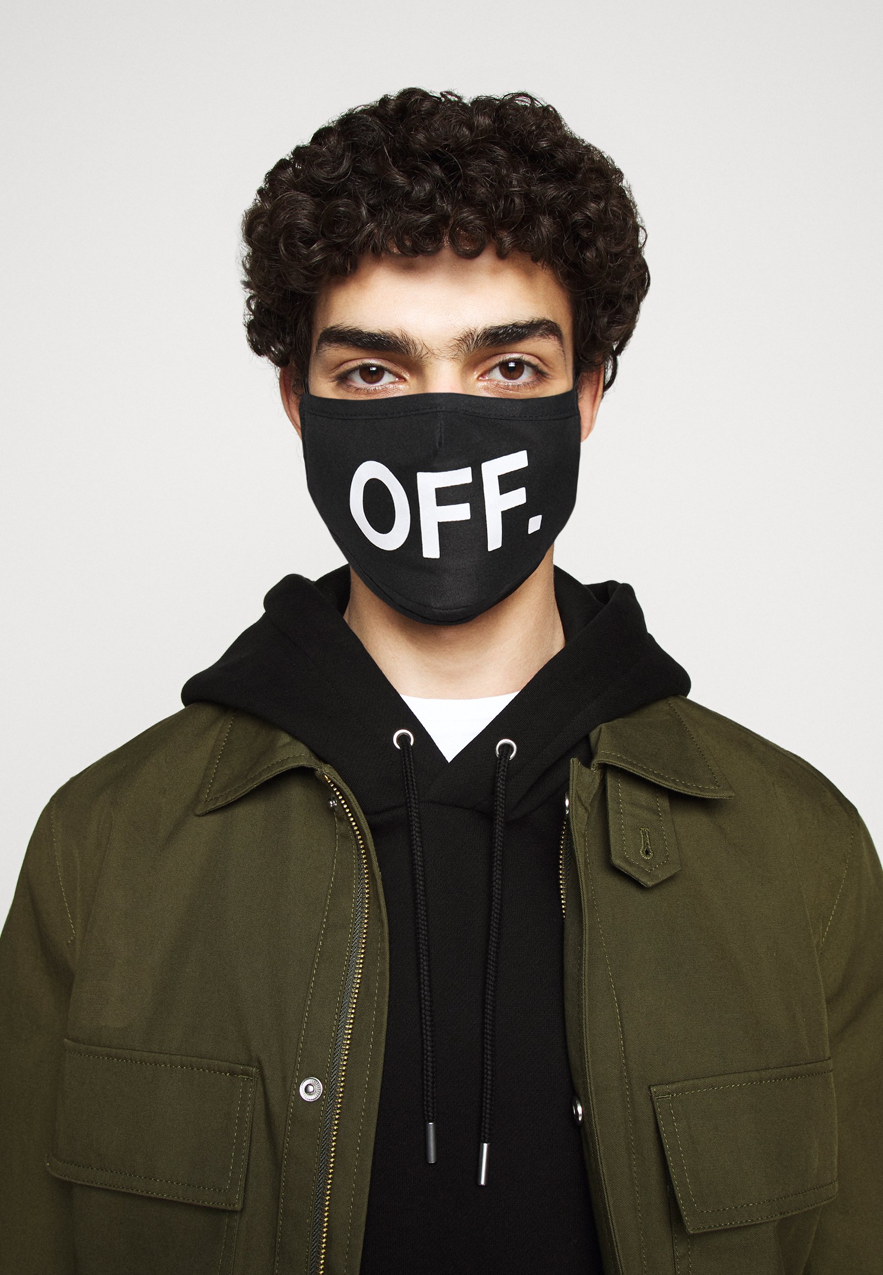 Mister Tee FACE MASK OFF 2 PACK - Stoffen mondkapje - black/zwart - Zalando .nl