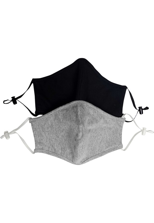 2 PACK - Masque en tissu - black/grey
