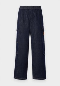TROUSER - Traperice opuštenog kroja - blue denim