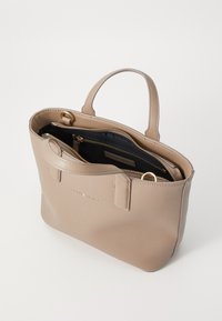 Tommy Hilfiger LOGOTAPE MINI TOTE - Handbag - coastal taupe