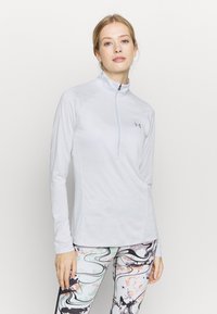 Under Armour TECH ZIP TWIST - Long sleeved top - halo gray