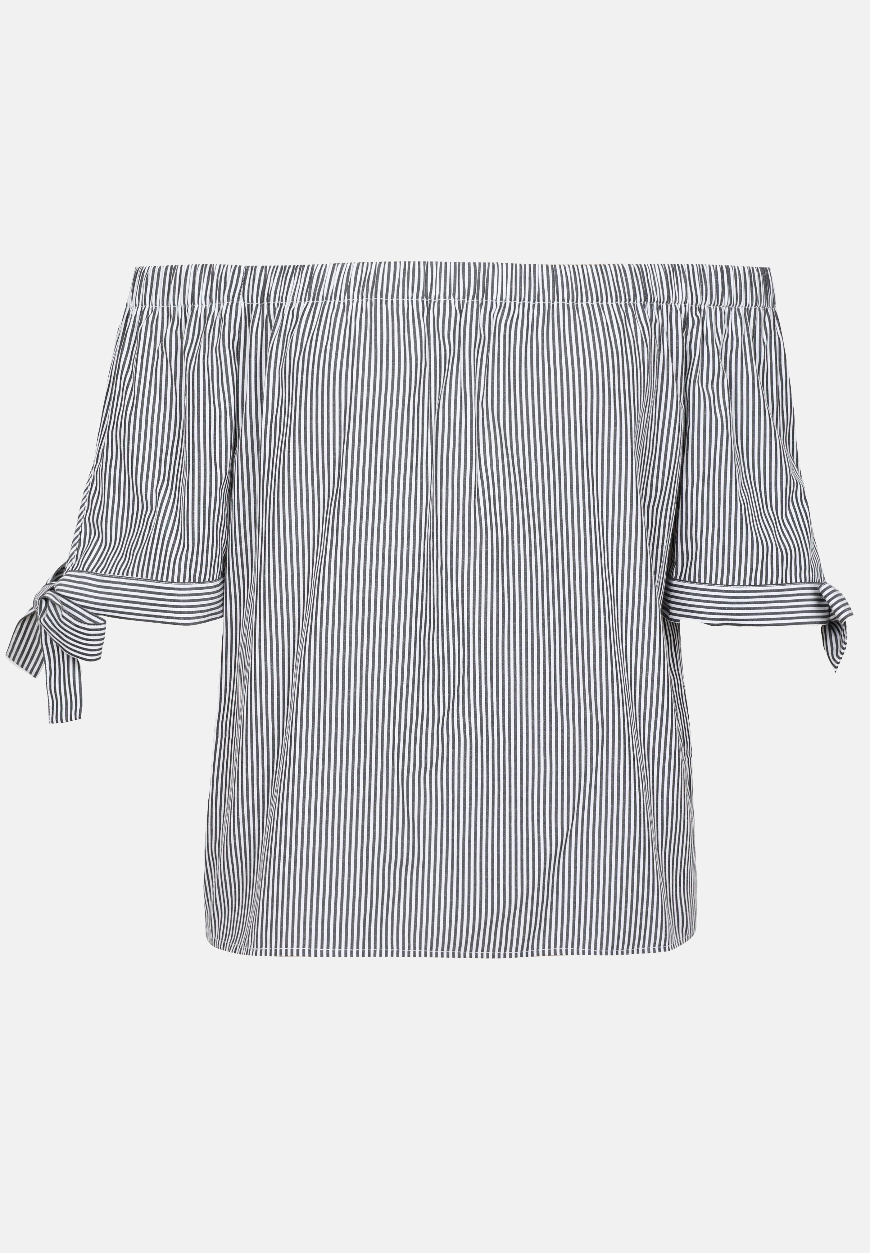 Black white blouse