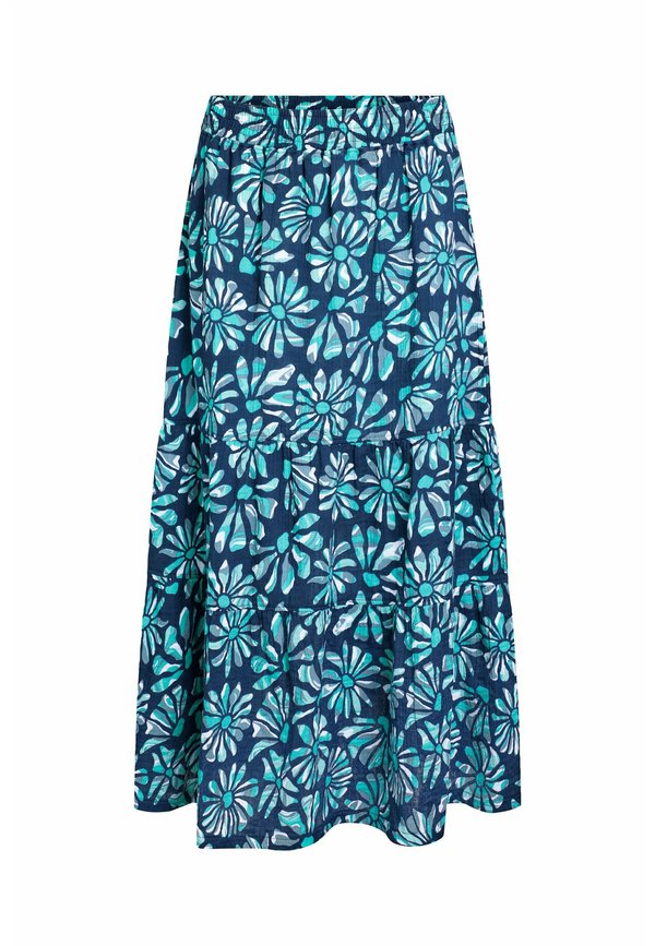 HARINI DOUBLE PRINTED MIDI - A-line skirt - aqua marine2