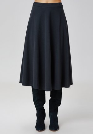 MIDI - Jupe trapèze - noir