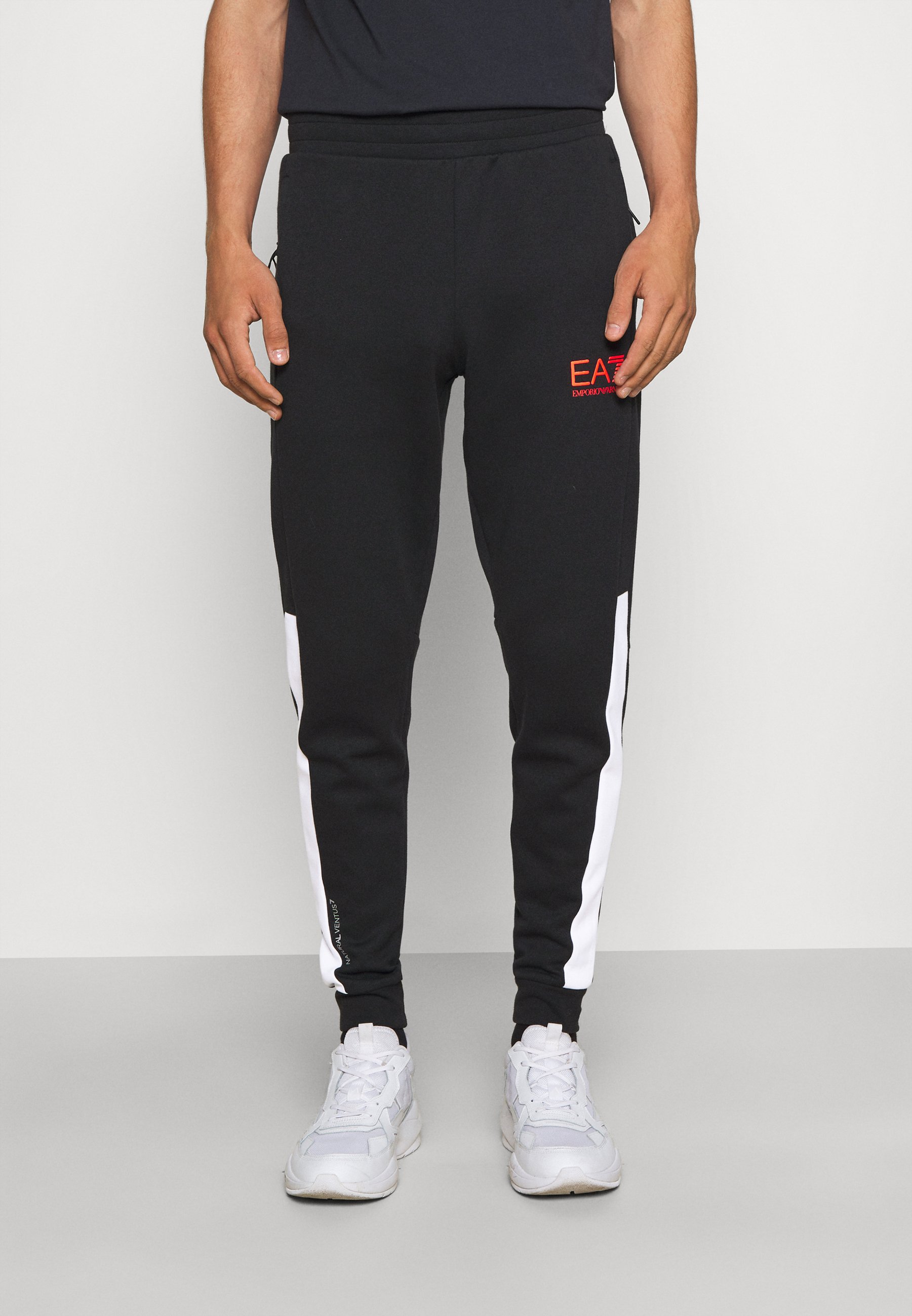 EA7 Emporio Armani Tuta - black/orange/nero - Zalando