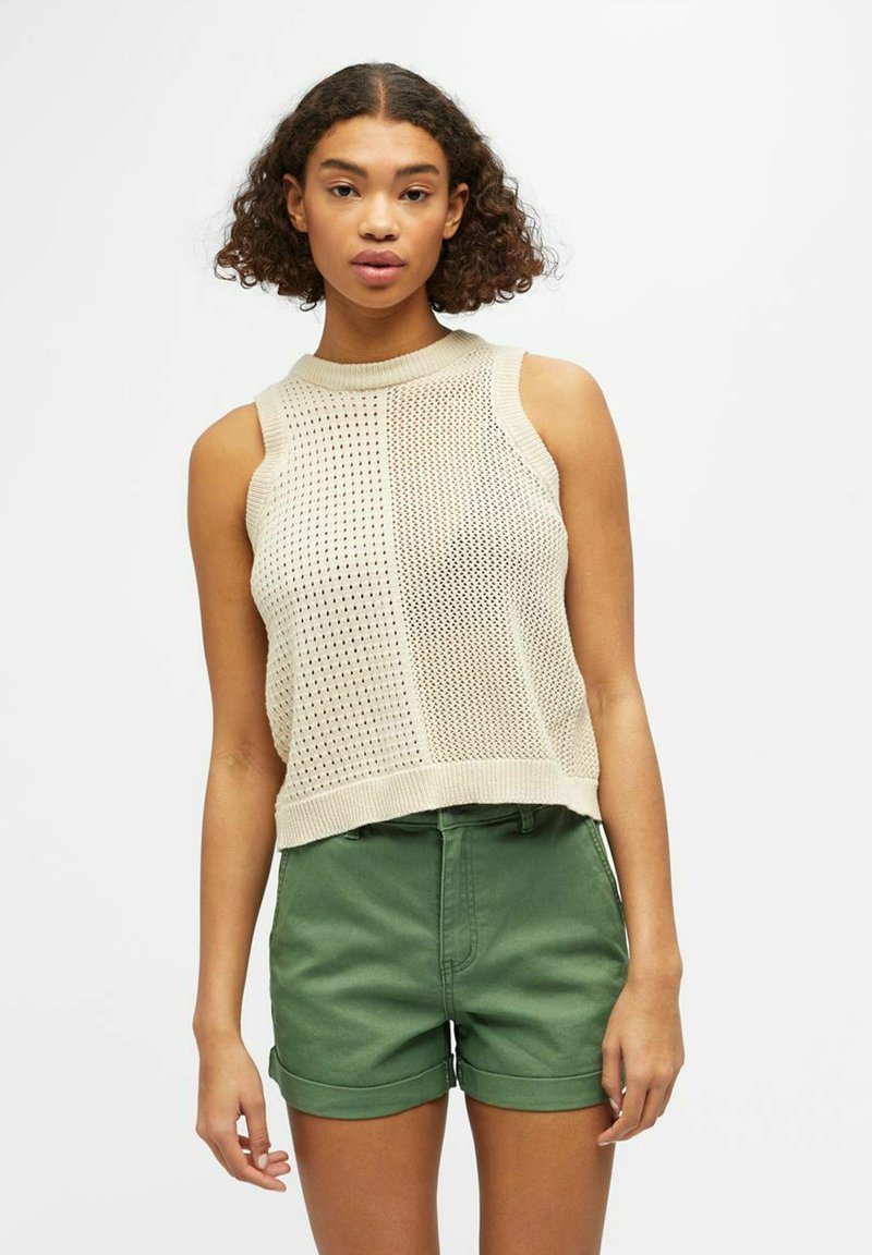 Jasia S S Top Sandshell Flower