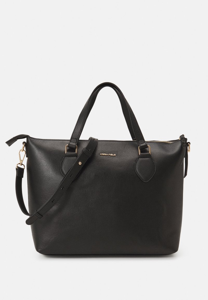 Anna Field LEATHER Handbag black Zalando.co.uk