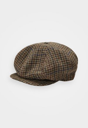 Polo Ralph Lauren LINEN SILK HERRINGBONE NEWSBOY CAP - Sombrero - brown multi