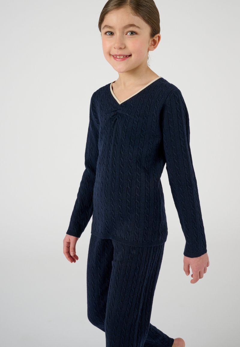 Damart THERMOLACTYL TORSADÉE - Pullover - marine