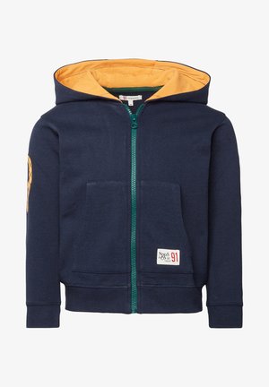 Sweater met rits - black iris