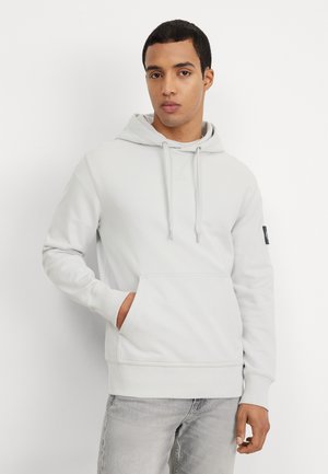 BADGE HOODIE - Camisola - lunar rock