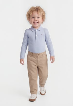 Tommy Hilfiger ESSENTIAL PIQUE POLO BODYSUIT GIFT SET - Top dugih rukava - periwinkle dusk