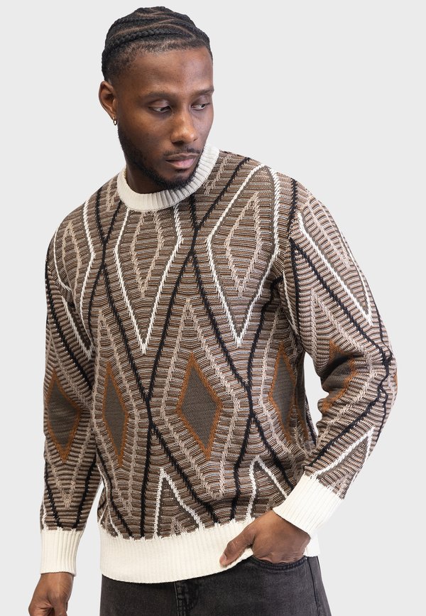 DEAN BOXY FIT - Strickpullover - vintage khaki