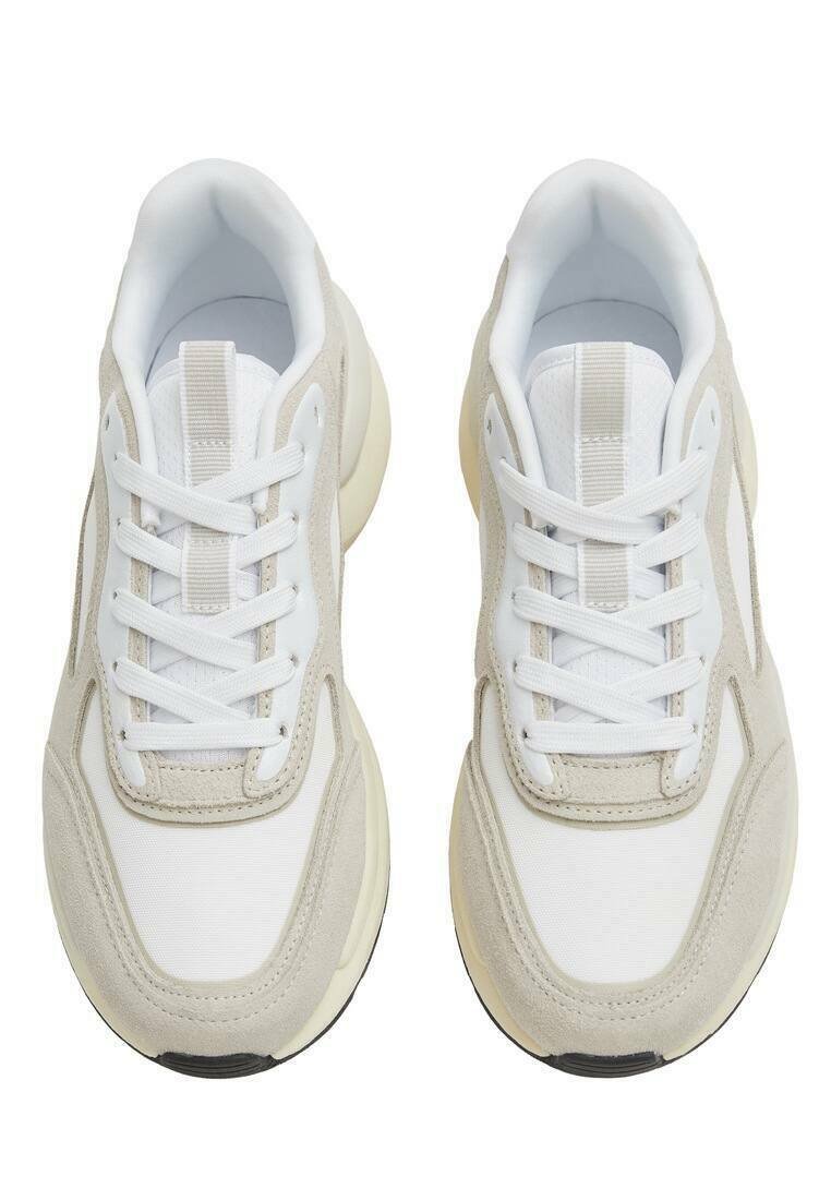 mango white trainers