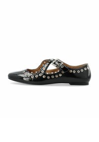 BIALILJA CROSS MARY JANE STUDDED - Balerini cu barete - blackpatent