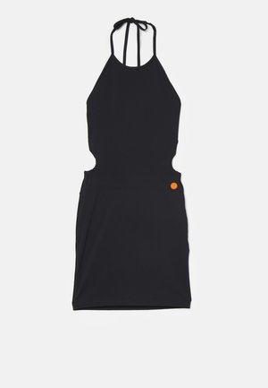 7 DAYS Active WARM UP DRESS - Džersejové šaty - black
