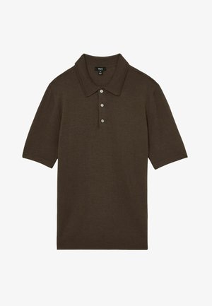 Reiss REGULAR FIT - SHORT SLEEVE - Polo majica - chocolate brown
