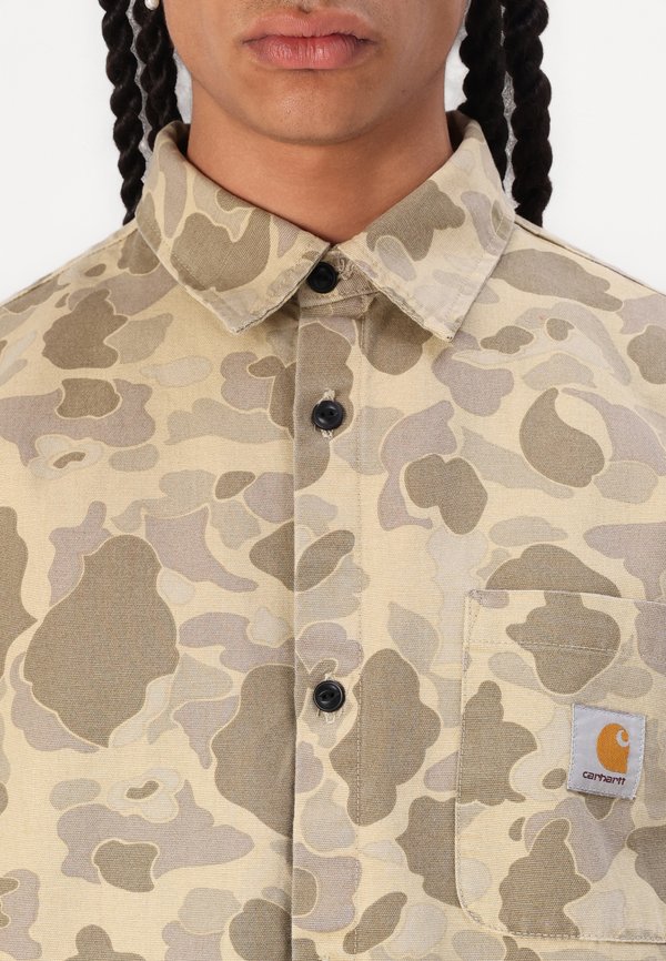 DUCK SHIRT HUBBARD CANVAS - Shirt - desert stone2