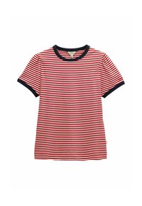 Tom Joule REGULAR FIT - SHORT SLEEVE STRIPED - Trükipildiga T-särk - red