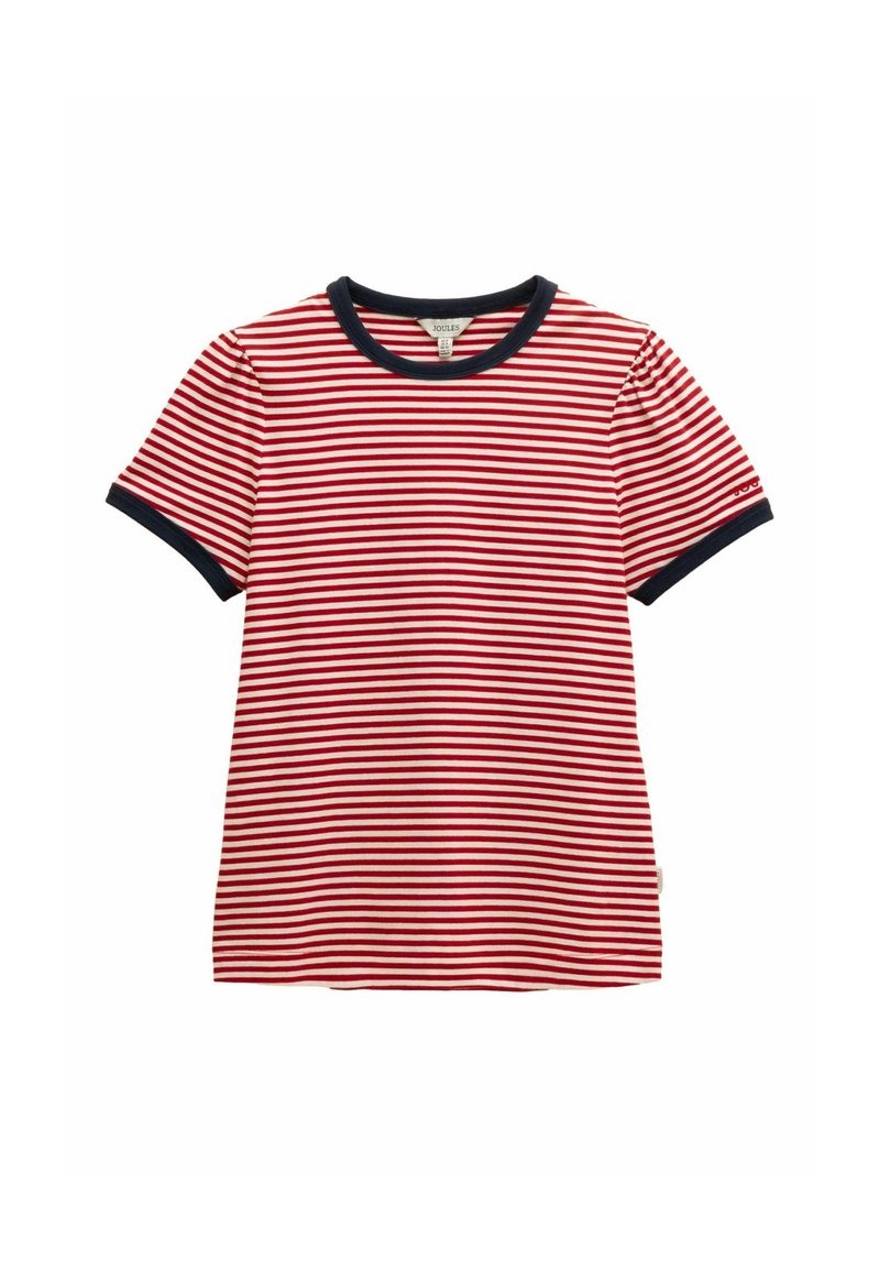 Tom Joule REGULAR FIT - SHORT SLEEVE STRIPED - Trükipildiga T-särk - red