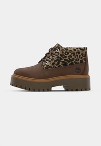 STONE STREET BOOT - Šņorējami puszābaki - medium brown