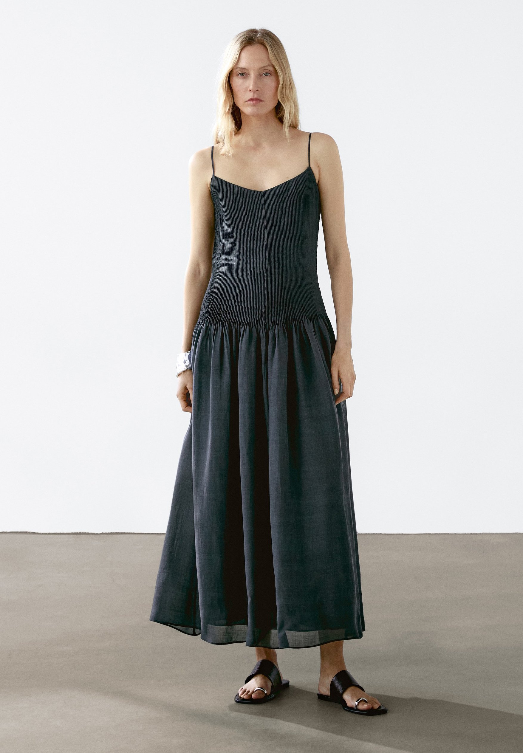 massimo dutti drop waist dress Darwinn Drop Waist Sequin Detail Maxi Dress | Burgundy | Womens main image 0