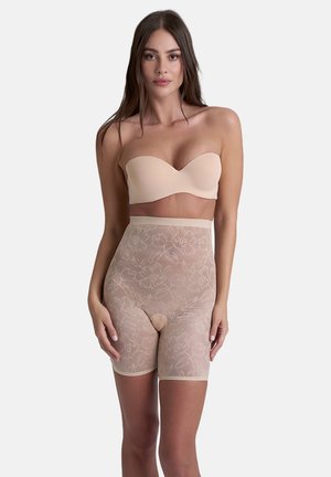 LACY HIGH WAIST - Shapewear - beige