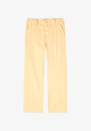 Oltre, PANTALONI CROPPED - Stoffhose - giallo