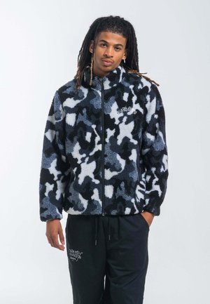 DRAGON ROSE CAMO ZIP THRU BORG - Fleece jacket - grey camo