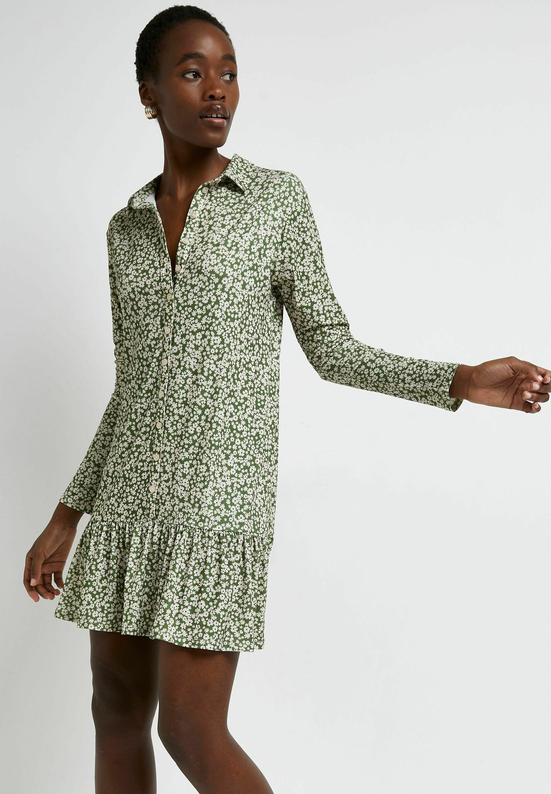 River Island Shirt dress - green 