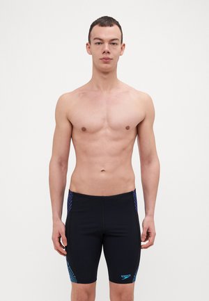 MENS TECH PANEL JAMMER - Swimming trunks - black/pop