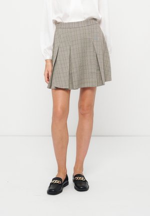 Anna Field by Zalando, FRONT PLEAT CHECK A LINE SKIRT - Μίνι φούστα - multi-coloured