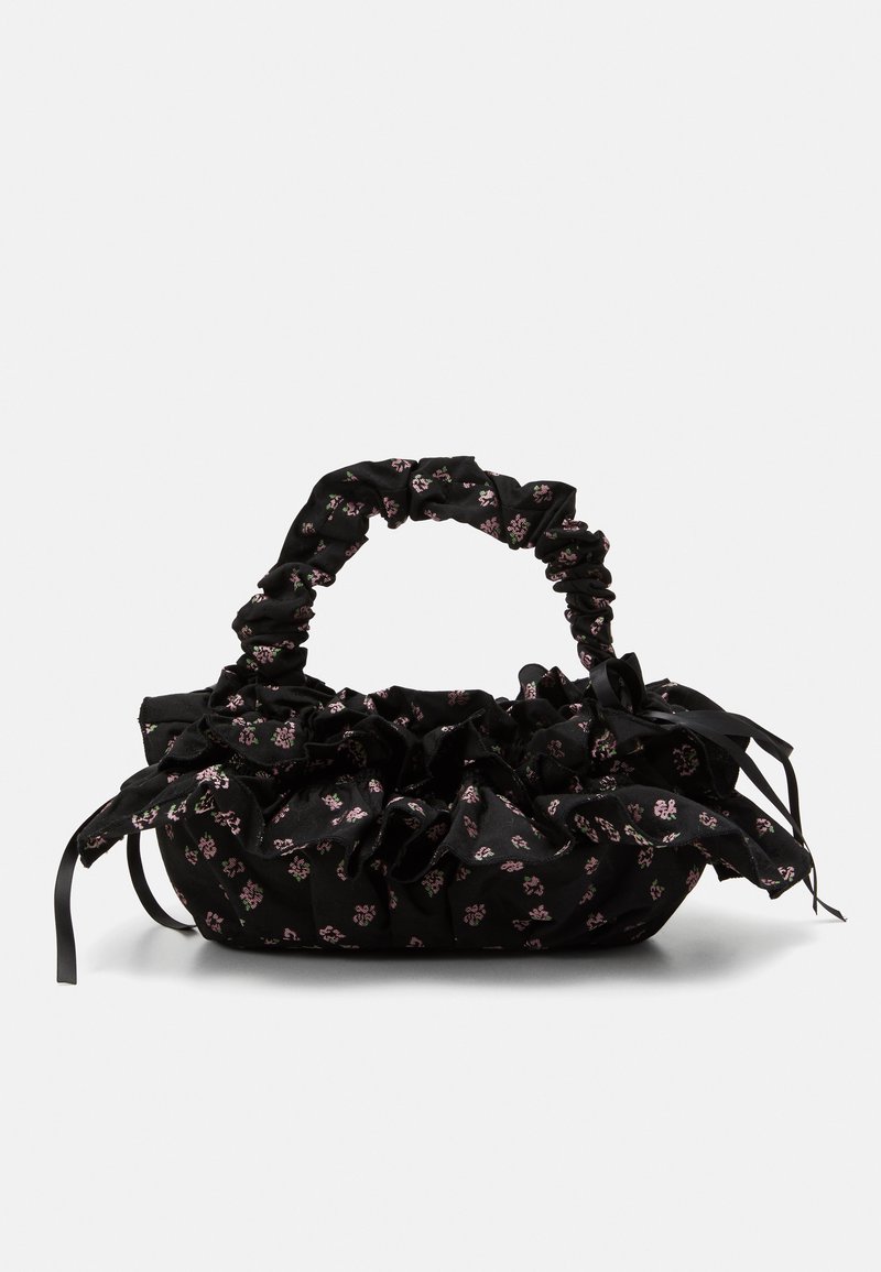 Sister Jane PEPPER FLORAL RUFFLE BAG - Käekott - black