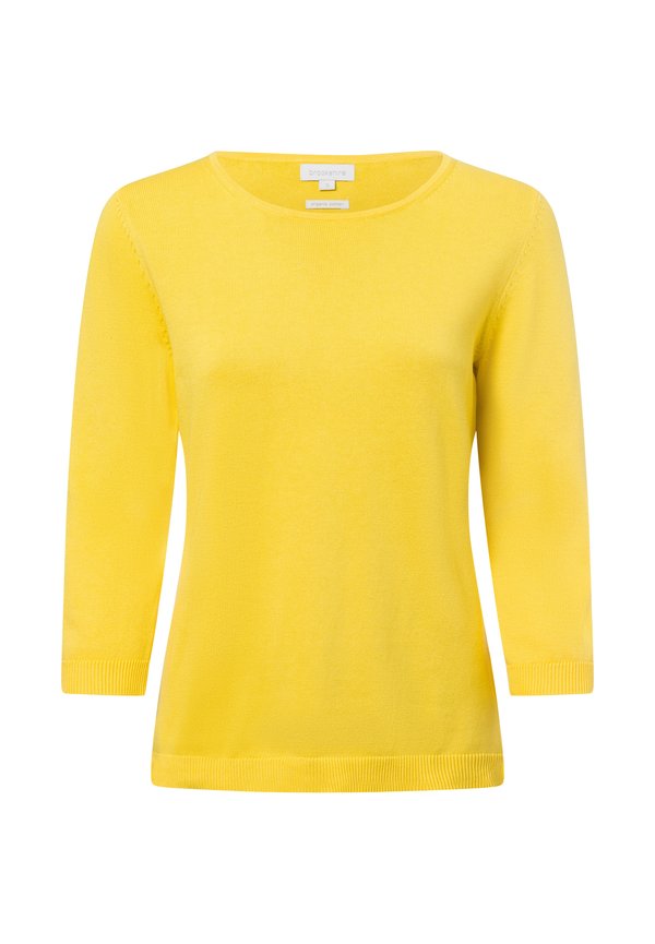 Strickpullover - gelb